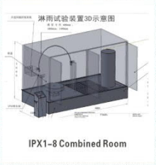 Water Proof Rain Test Chamber