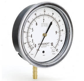 1495 Low Pressure Diaphragm Receiver Gauge - industrial gauges